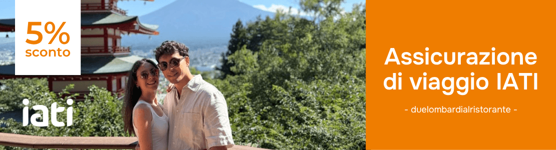 Assicurazione di viaggio IATI con il 5% di sconto per i lettori di duelombardialristorante