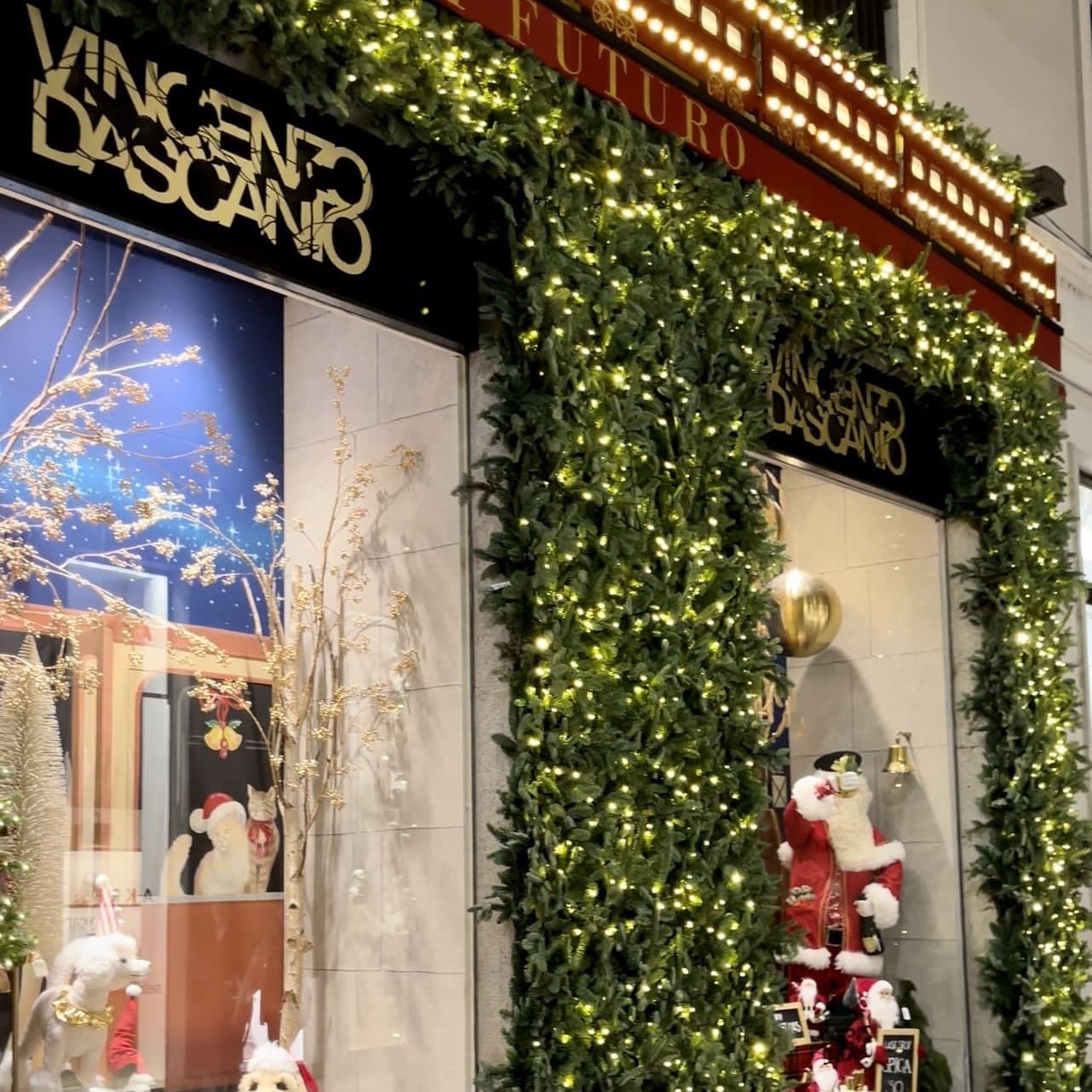 VD Spiga Express: il negozio natalizio di Milano