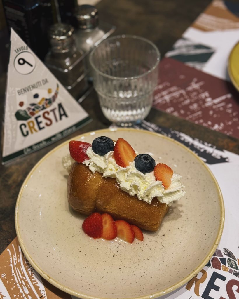 Crema catalana caramellata come dessert finale