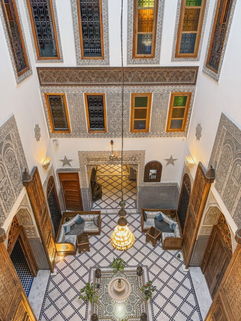 Riad tradizionale all'interno della medina di Fes