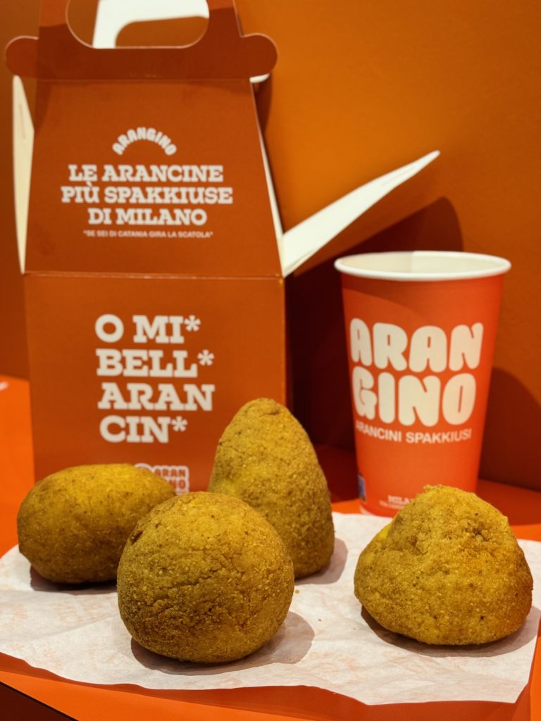 Quattro forme diverse di arancini di AranGino
