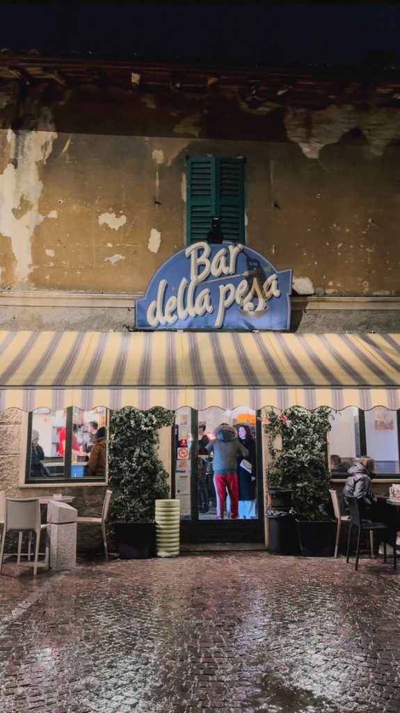 Esterno del Bar della Pesa a Pozzuolo Martesana