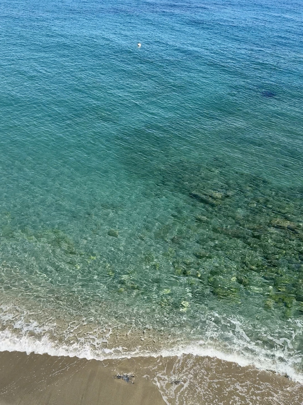 Mare cristallino sulla costa di Bergeggi
