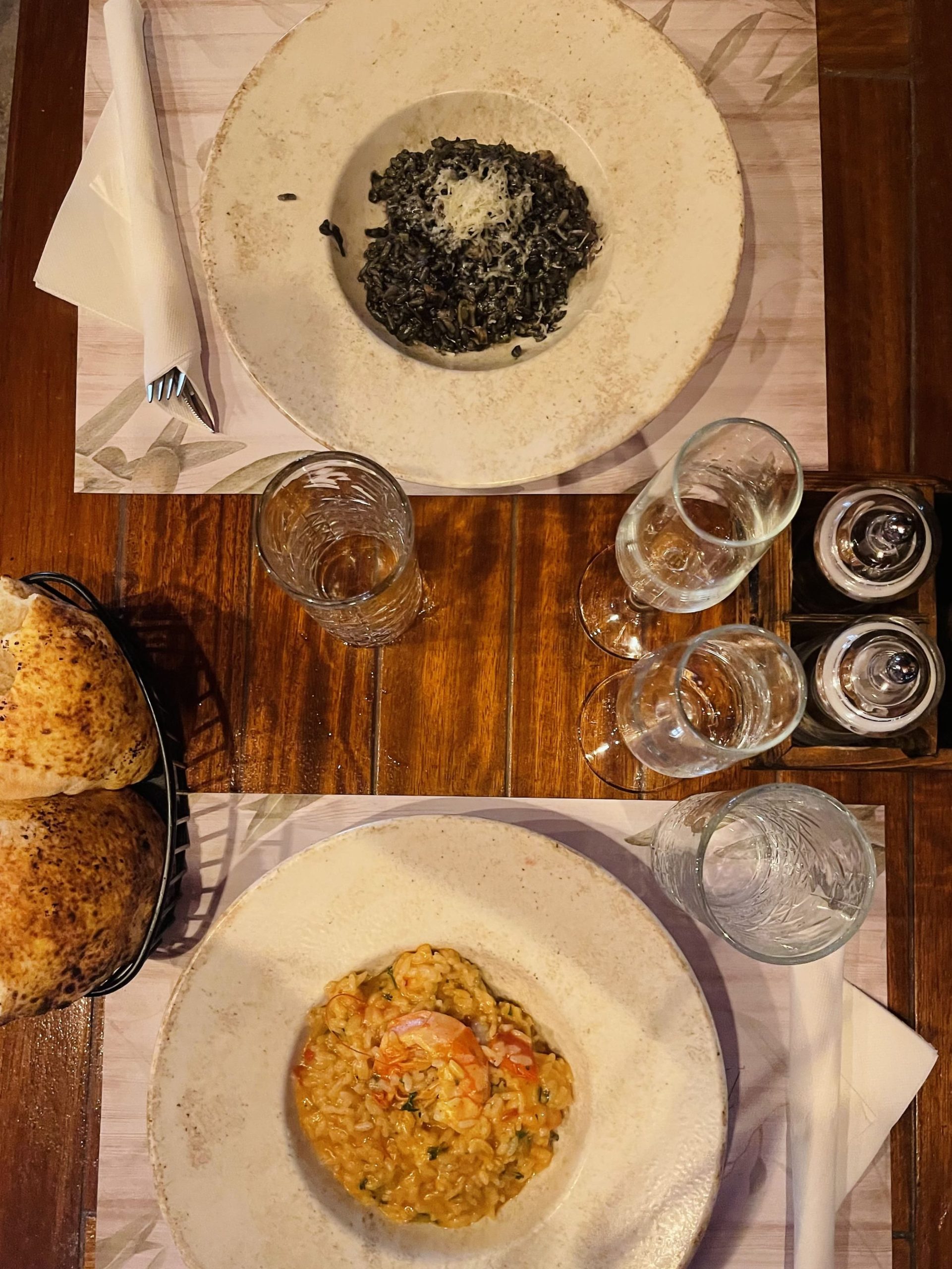 Cena a base di pesce al ristorante Pumparela di Bol