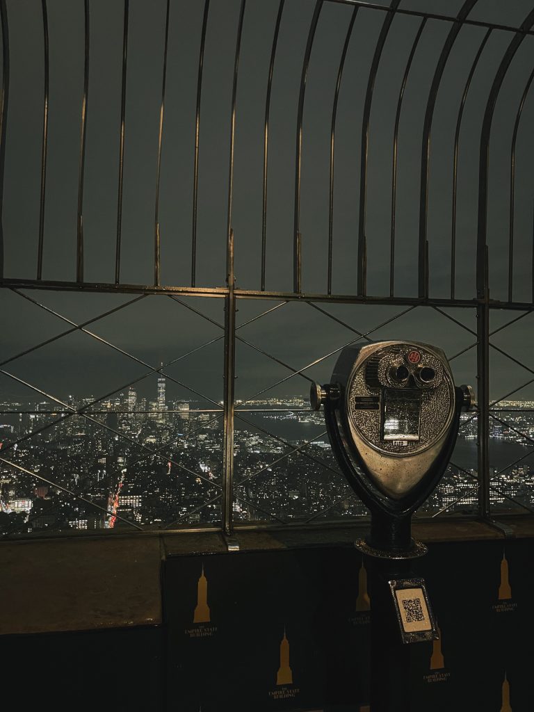 Luci di Manhattan viste dall'Empire State Building
