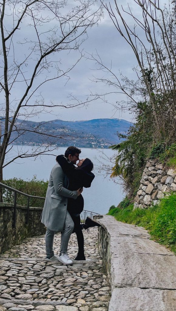 Noi all'Eremo di Santa Caterina del Sasso