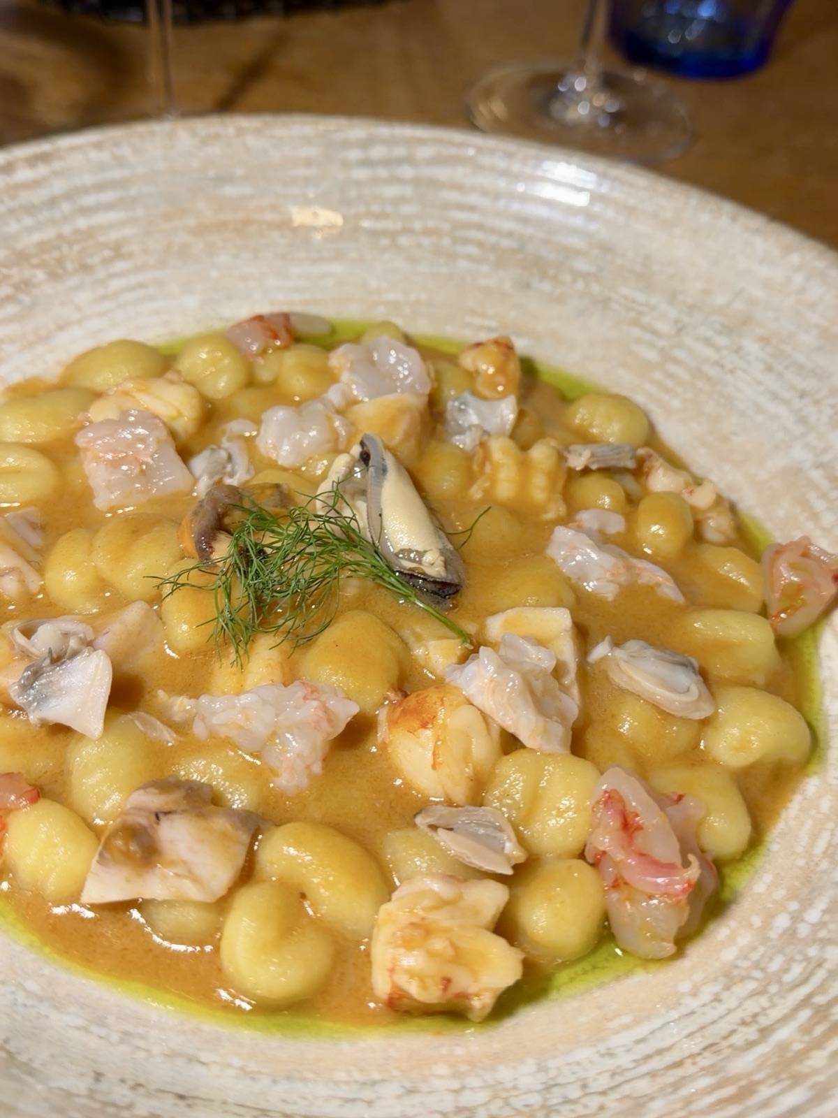Gnocchetti Mediterraneum, il piatto simbolo di Hostaria Mediterraneum a Milano