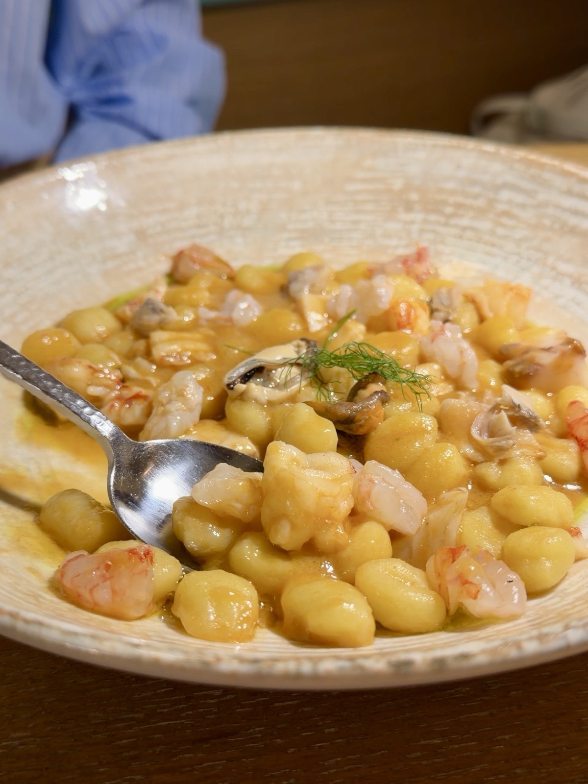 Porzione di Gnocchetti Mediterraneum pronta da gustare