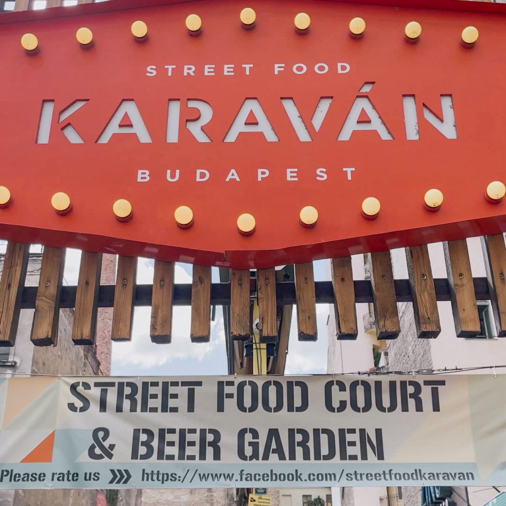 Food truck del Karavan Street Food a Budapest