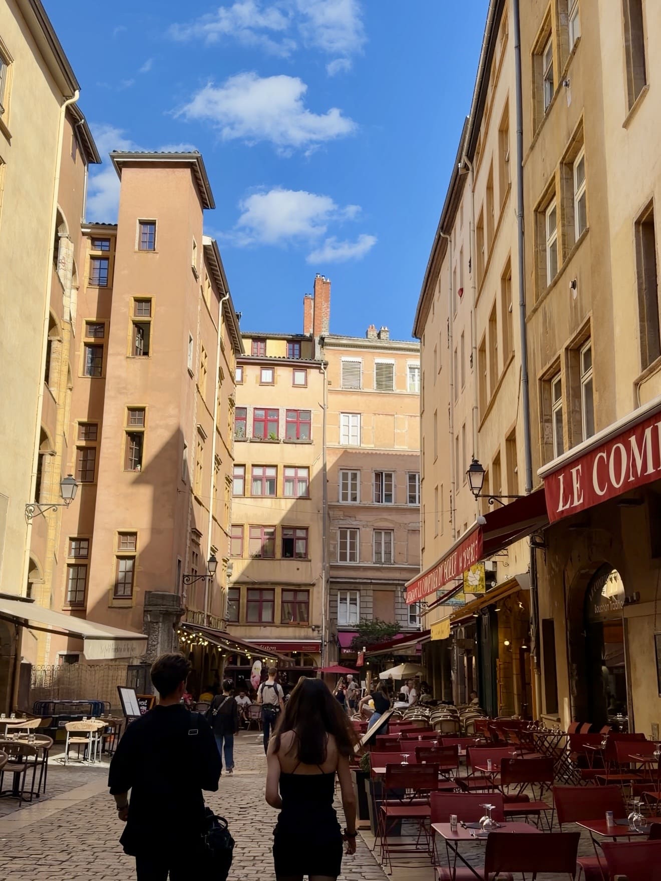 I palazzi rinascimentali color ocra del quartiere di Vieux Lyon
