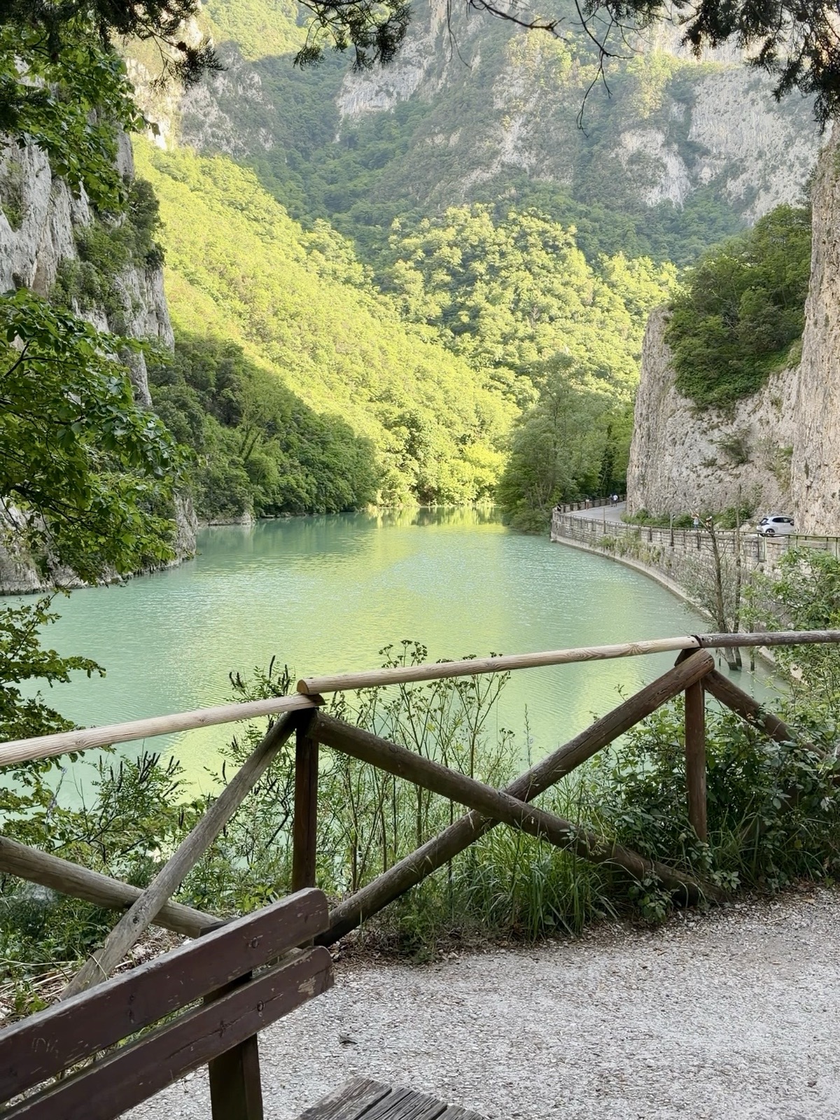 Le Gole del Furlo: la forra scavata dal fiume Candigliano tra le pareti di roccia