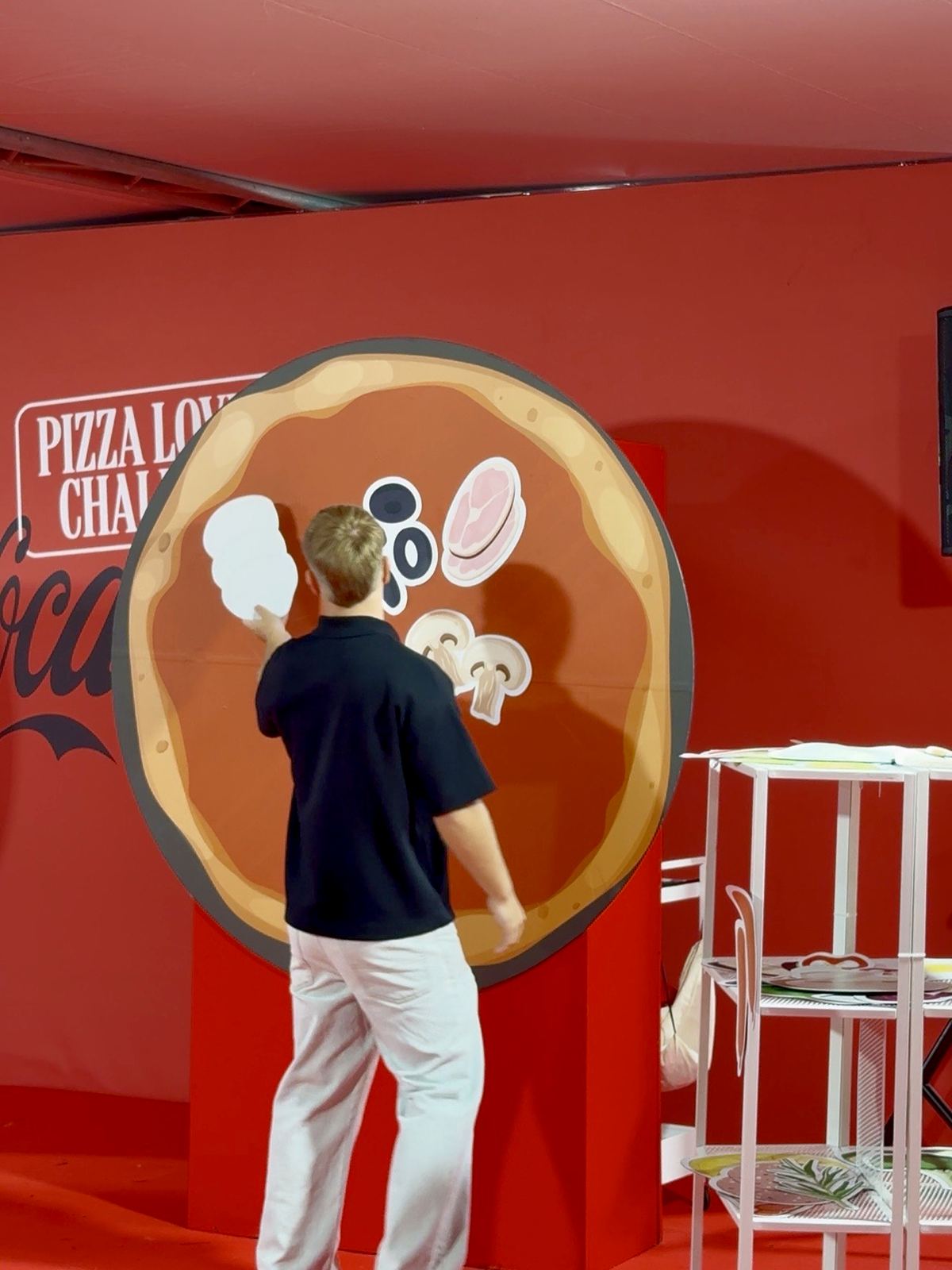 La Pizza Lovers Challenge nello stand Coca-Cola del Pizza Village di Milano