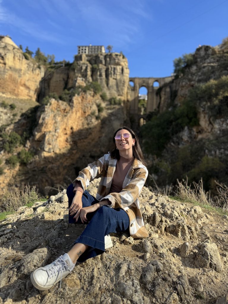 Puente Nuevo di Ronda visto da Partida Los Molinos