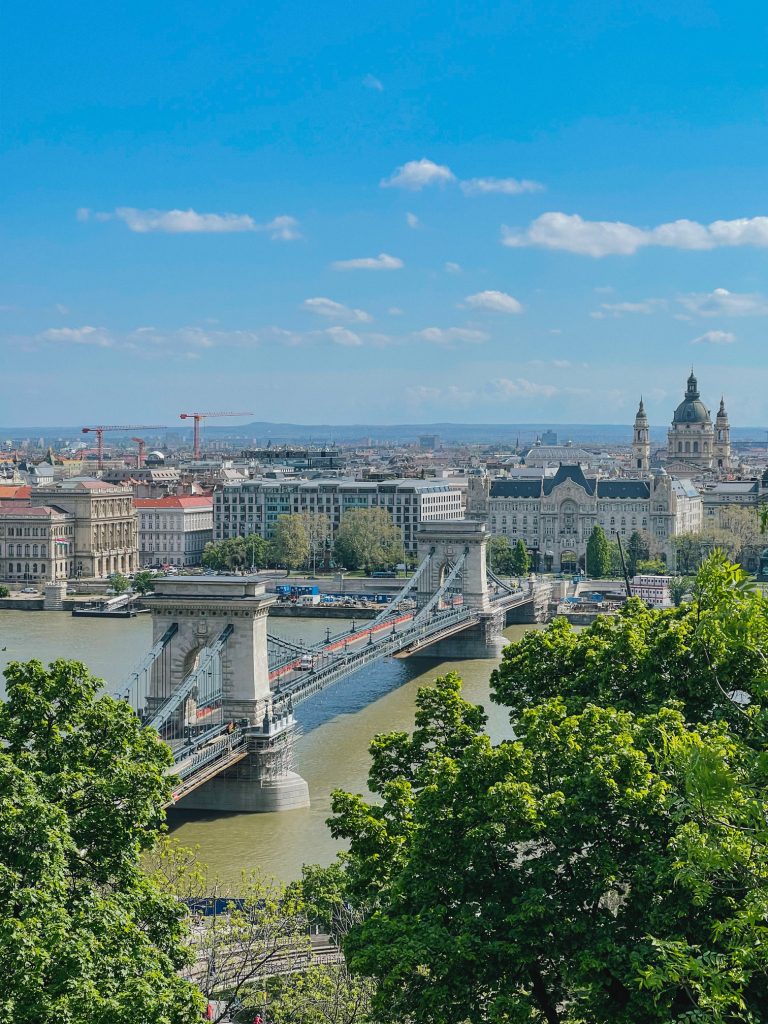 Ponte delle Catene sul Danubio a Budapest