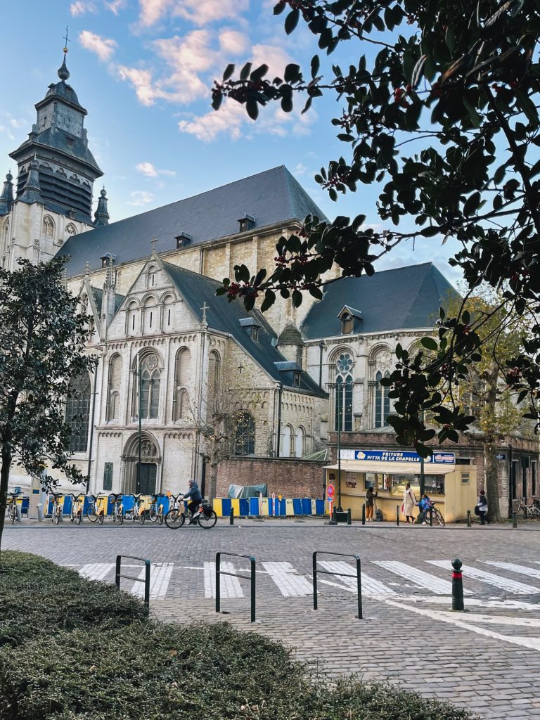 Scorcio del quartiere Sablon di Bruxelles