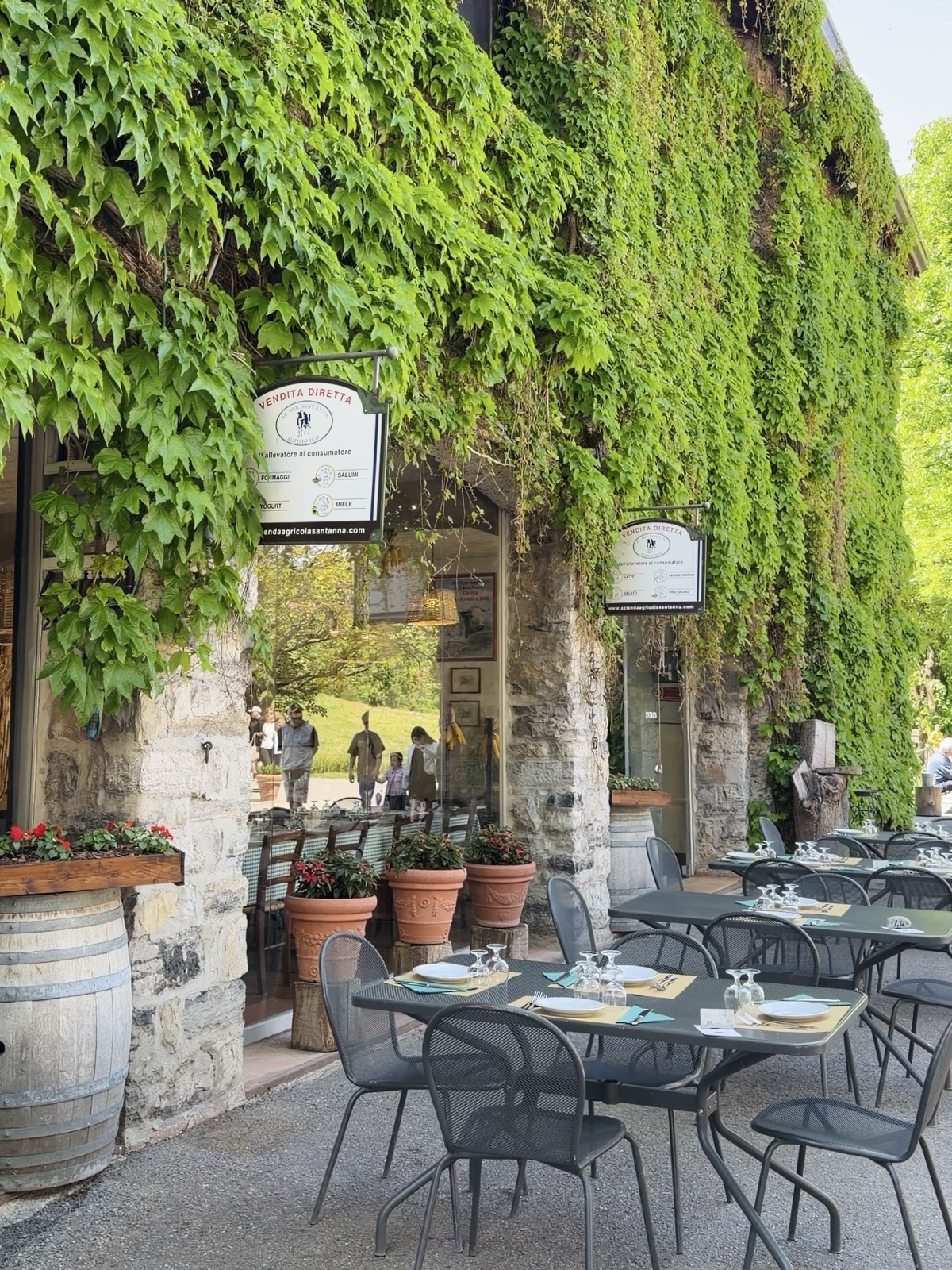Esterno dell'Agriturismo Sant'Anna a Eupilio