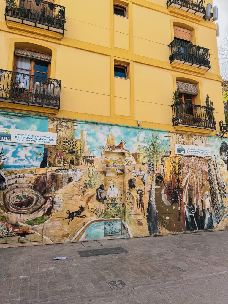 Street art nel quartiere El Carmen di Valencia