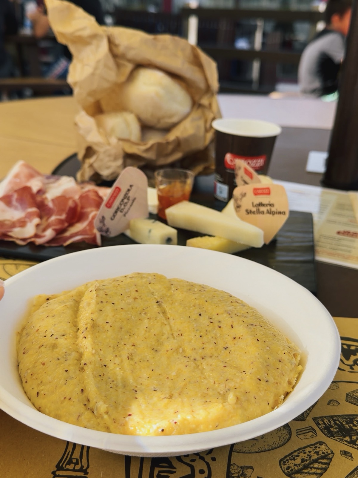 Polenta taragna della Formaggeria Carozzi in Valsassina
